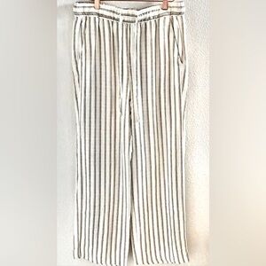 Old Navy Wide Leg Linen Blend Pants
